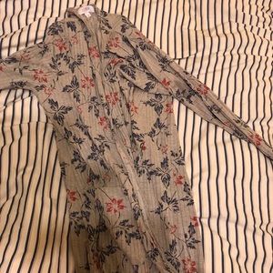 LLR Sarah long cardigan duster Med